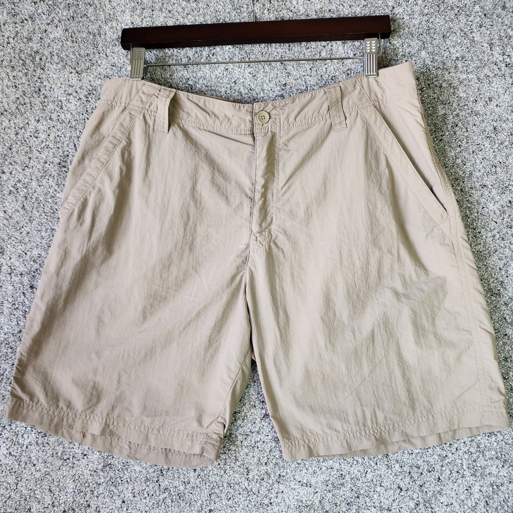 Royal Robbins Shorts Mens 36 Hiking Outdoor Lightweight Nylon Khaki Excellent